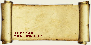 Žaklina Sebić vizit kartica